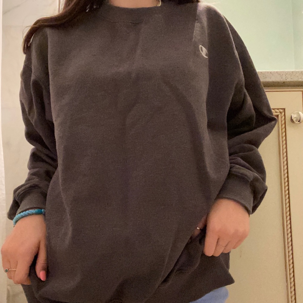 Champion Dark Gray Crewneck